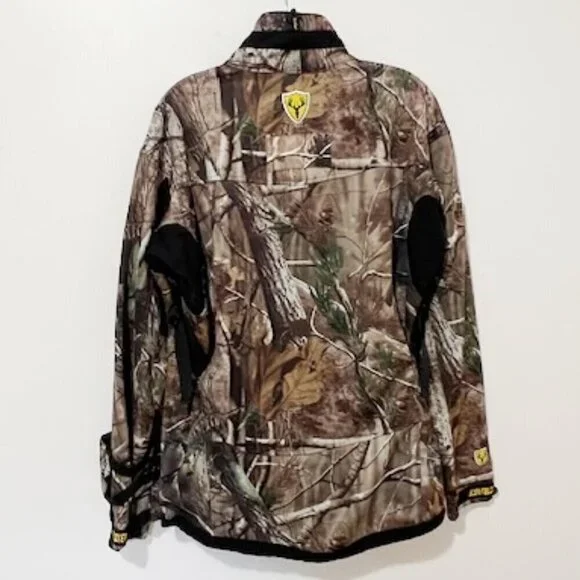Scent Blocker Camo Jacket w/ Arm Guard Realtree Road Trips Men's Size M
